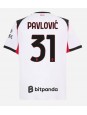 AC Milan Strahinja Pavlovic #31 Replika Borta Kläder 2025-26 Kortärmad